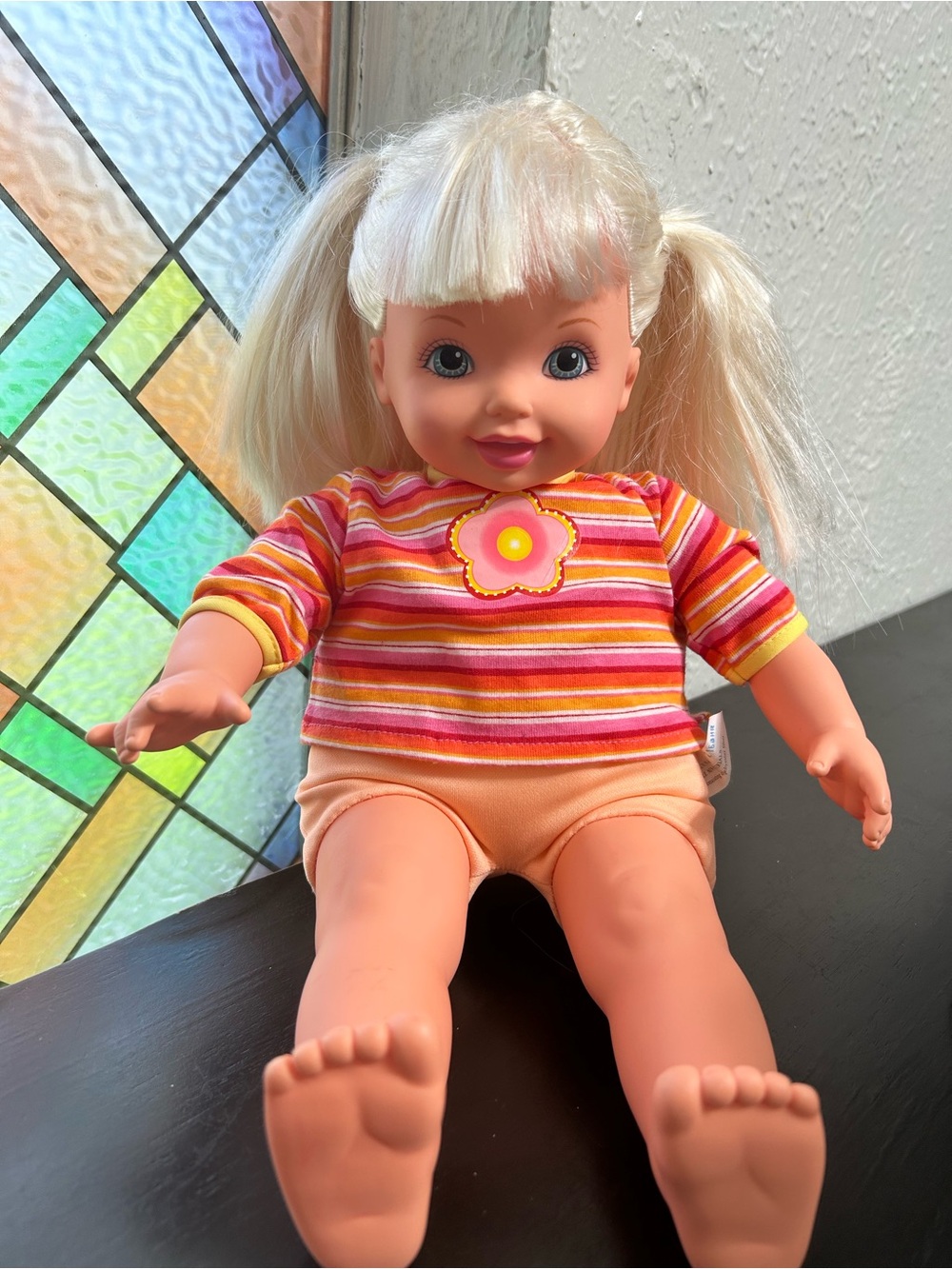 Barbie vintage 1994  “Kelly” Blonde Pigtail Plush Baby Doll